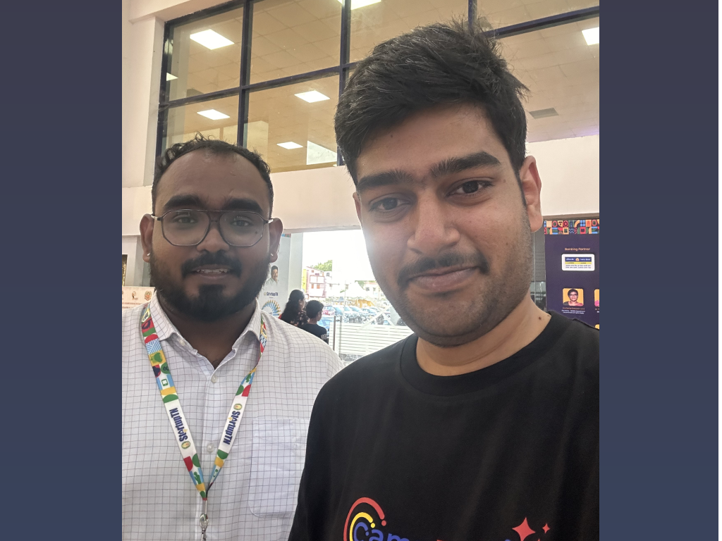 Photo with Sriram Selvan